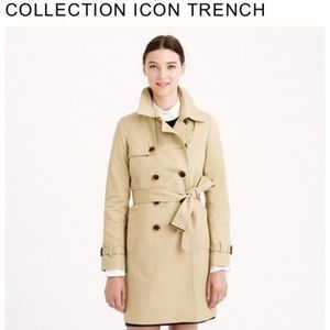 J crew iconic trench coat